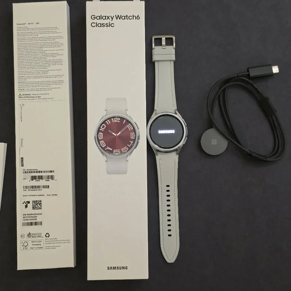 Samsung Galaxy 6 watch 43mm Silver